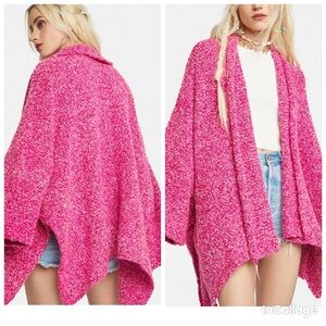 NWT Free People Prickly Pear BFF BOUCLE CARDIGAN